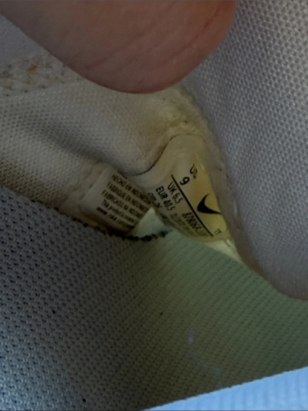 Nike Sneakers with Pale Yellow Cage